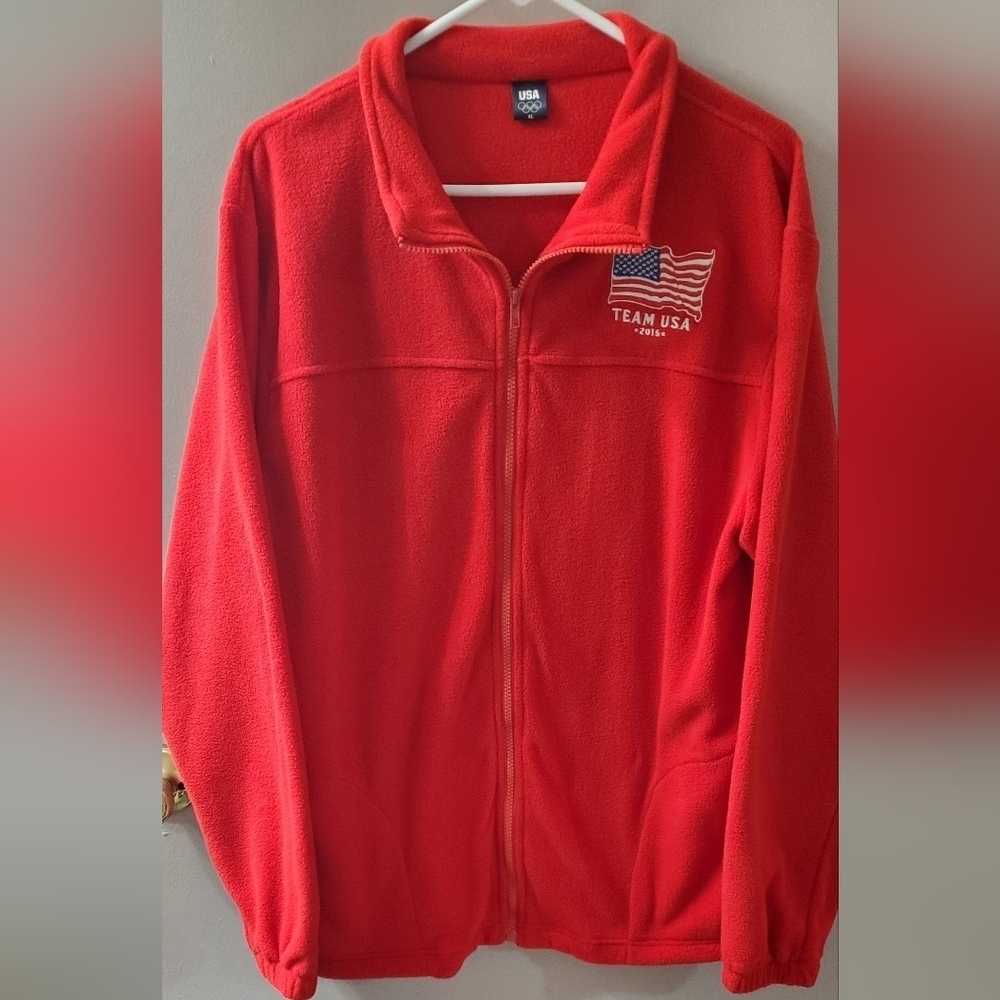 USA Red Team Fleece Jacket 2015. Sz XL